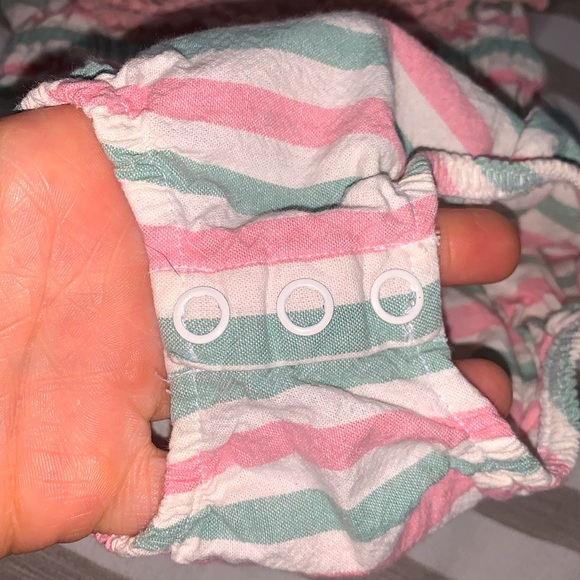 • 2 Bonnie Baby Rompers • - Picture 3 of 6